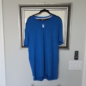 Spyder Men's Royal Blue Short Sleeve Performance Tee